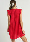 CHERRY BABYDOLL DRESS