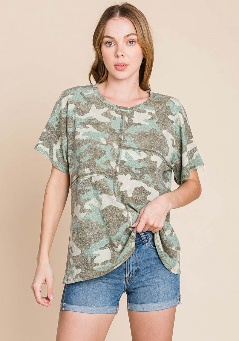 COLEMAN CAMO TEE~OLIVE