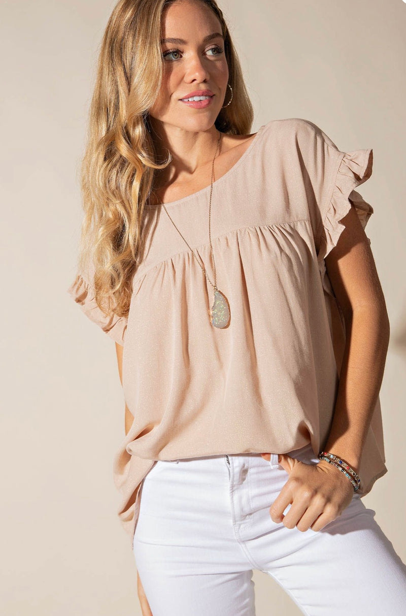 BRITTANY METALLIC THREAD TOP