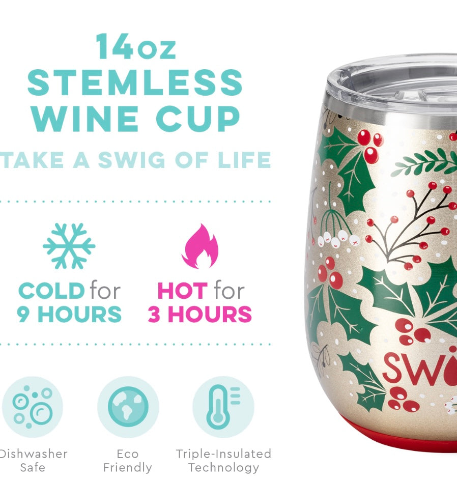 Swig 18oz Travel Mug, Tinsel Town